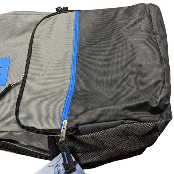 Summit Ridge NWT Blue Black & Gray Unisex Backpack - Picture 4 of 13